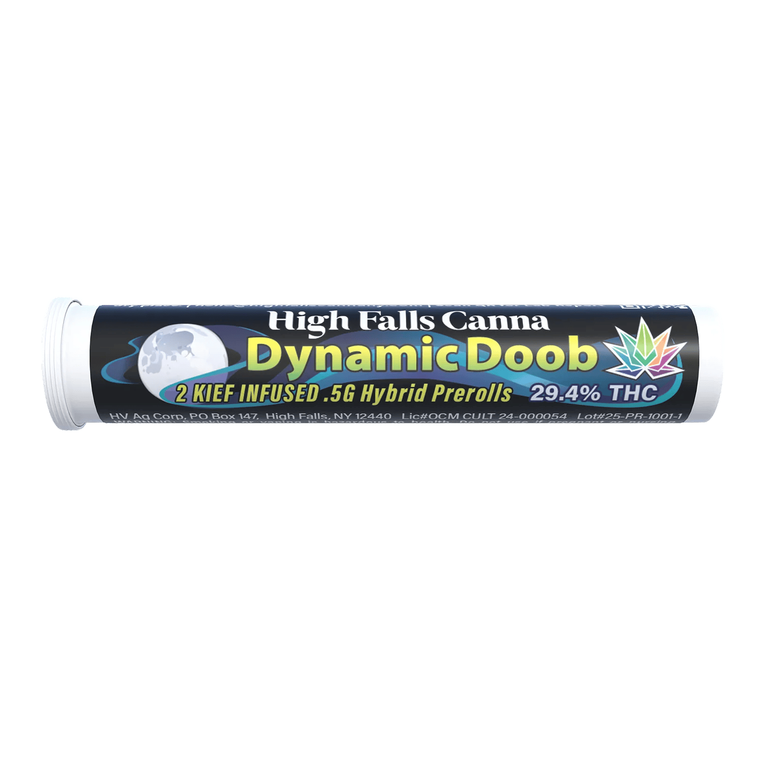 High Falls Canna Dynamic Doob 2pk 1g Kief Infused Pre-Rolls