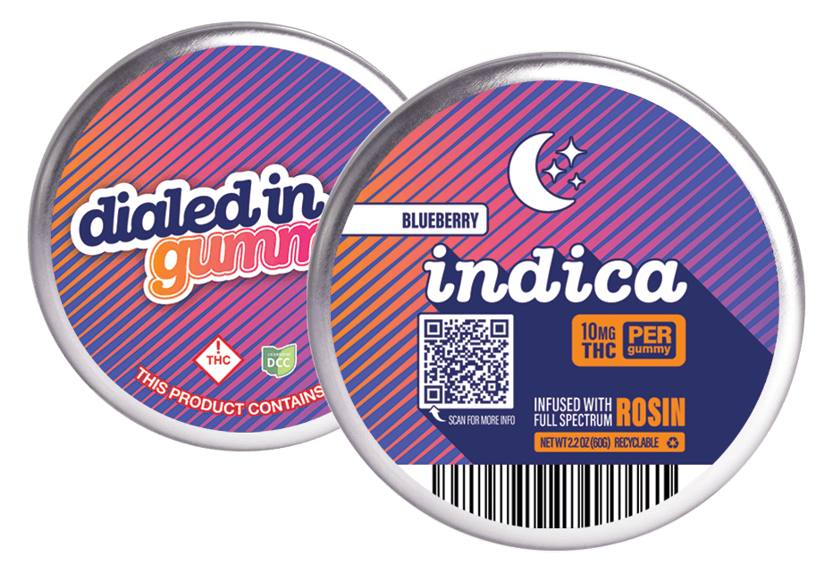 Photo of 100mg – Blueberry – Rosin Gummies (10pk)