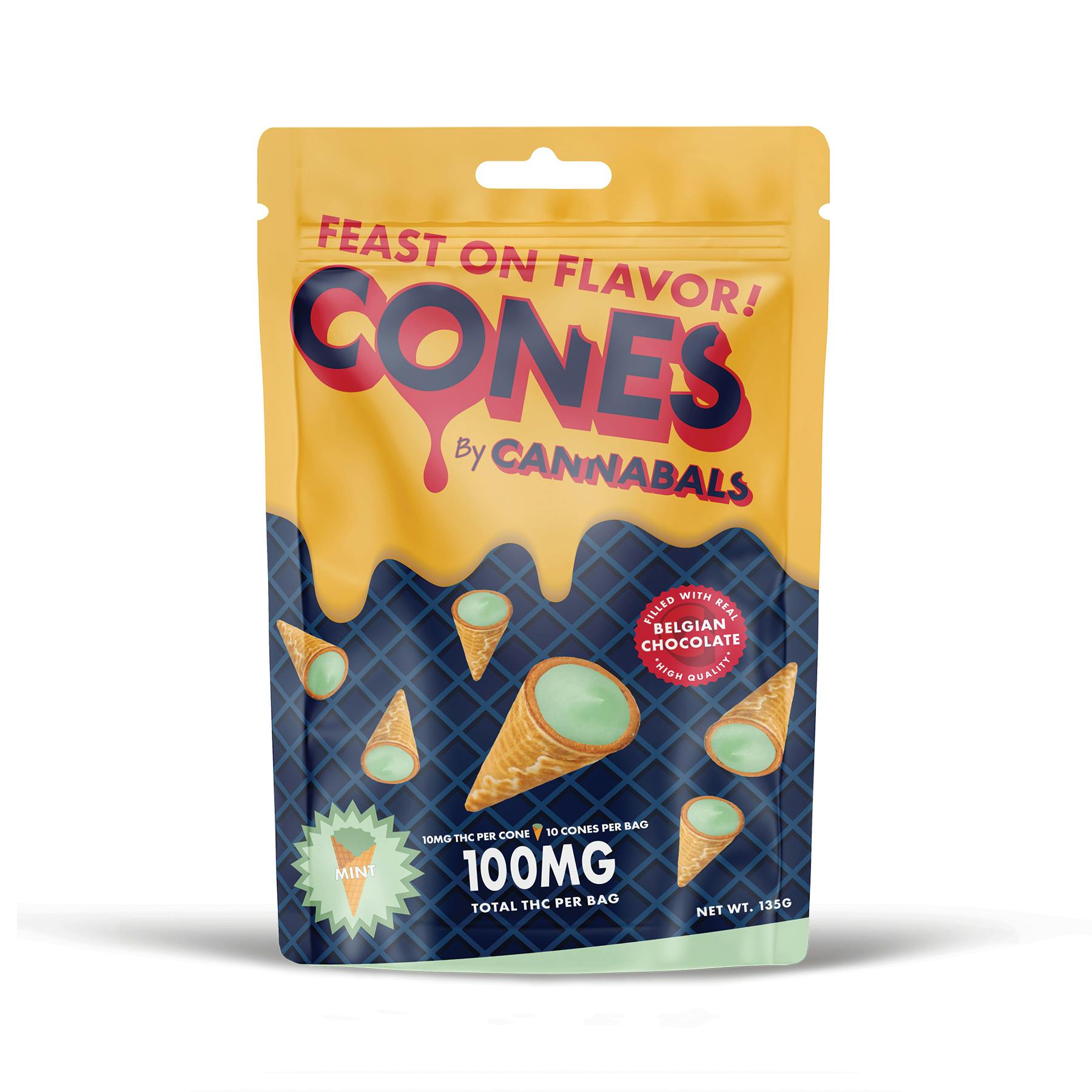 Product Cannabals - Mint Cones - 100mg