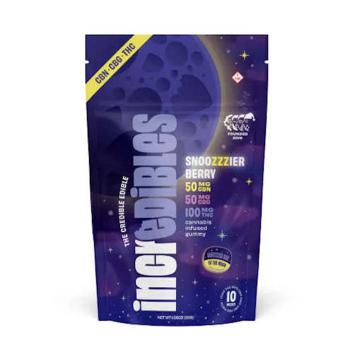 2:1:1 Snoozzzierberry + CBN + CBG | Gummies | 20 pack | 100mg THC / 50mg CBN / 50mg CBG-1