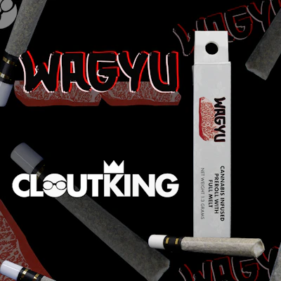 Clout King - 1.3g Full Sift Hash Infused Preroll - Wagyu