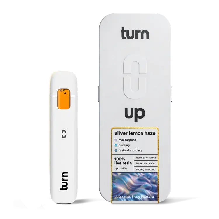 Turn | Silver Lemon Haze | Live Resin Disposable Vape