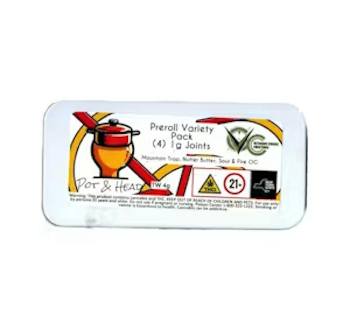Image of Variety Pack Preroll 4 Pack