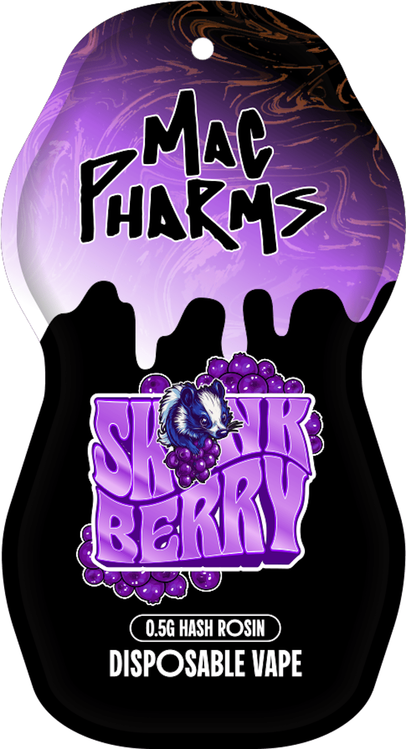Mac Pharms Hash Rosin Disposable | Skunk Berry