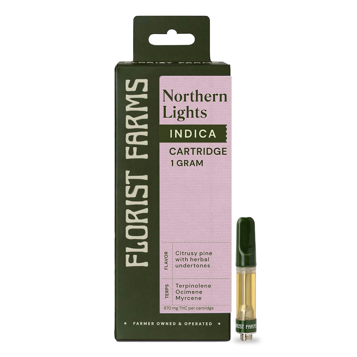 Photo of Florist Farms | Cartridge | Northern Lights | 1g