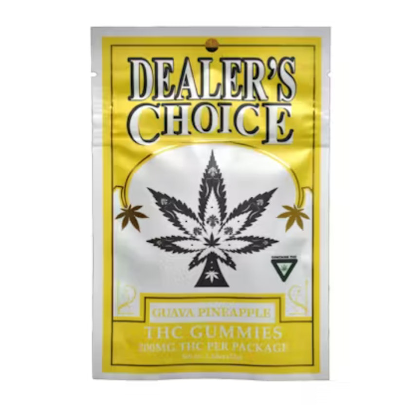 Dealer's Choice | 200mg THC Gummies | Guava Pineapple