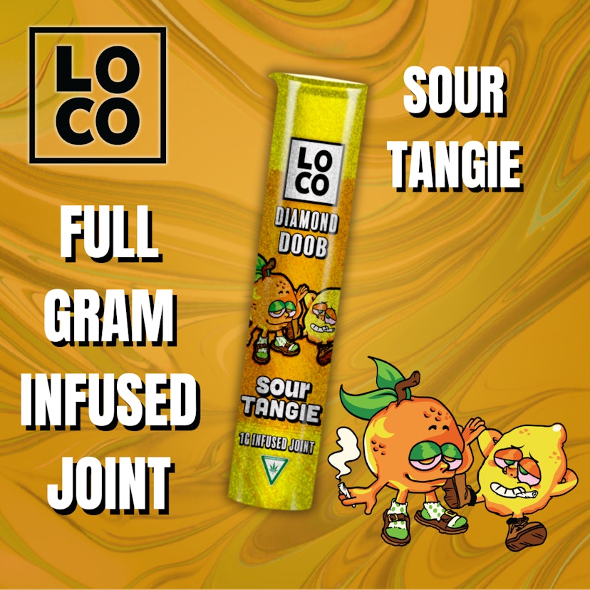 LOCO Infused Joint 1g – Sour Tangie