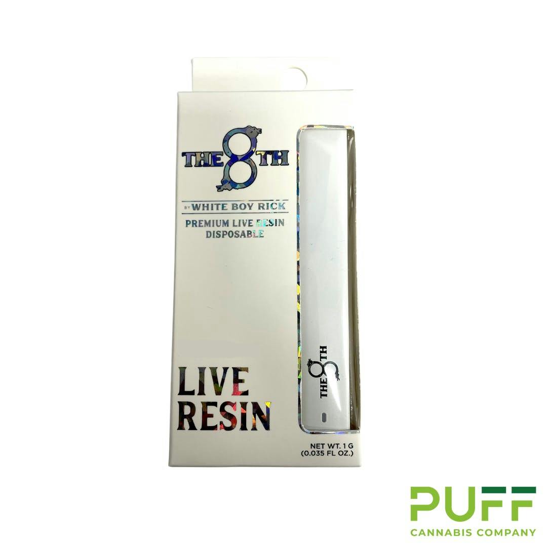 The 8th White Boy Rick Live Resin Disposables | 7411 - Puff