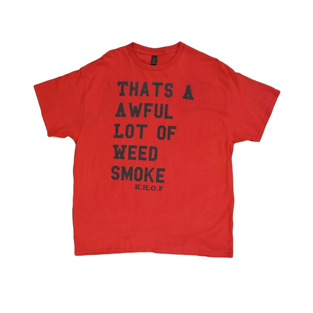 T-Shirt | KHOF Weed Smoke S/S | Red | S-XXL