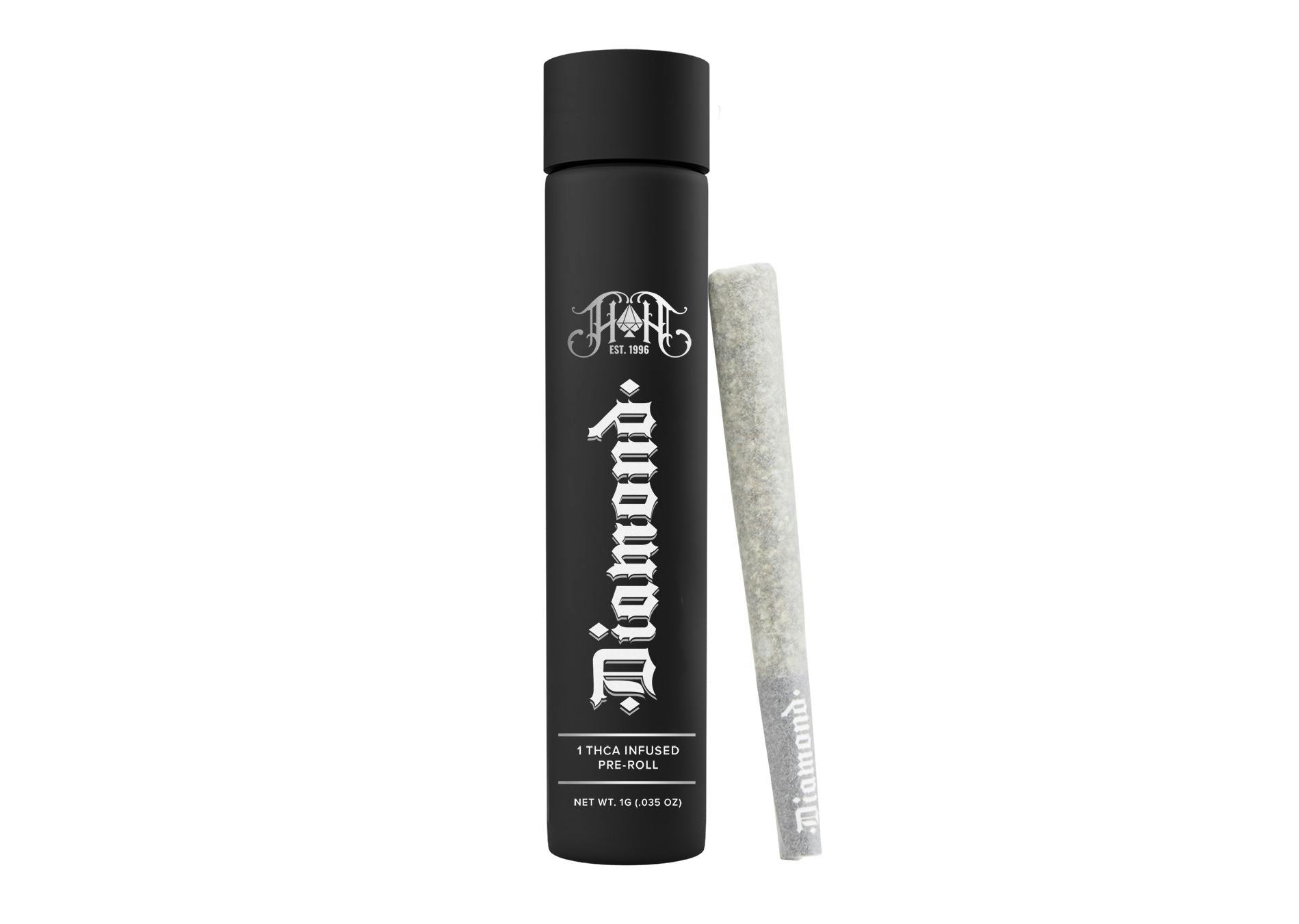 image of Orange Cookies Diamond Infused Pre-Roll | 1g
