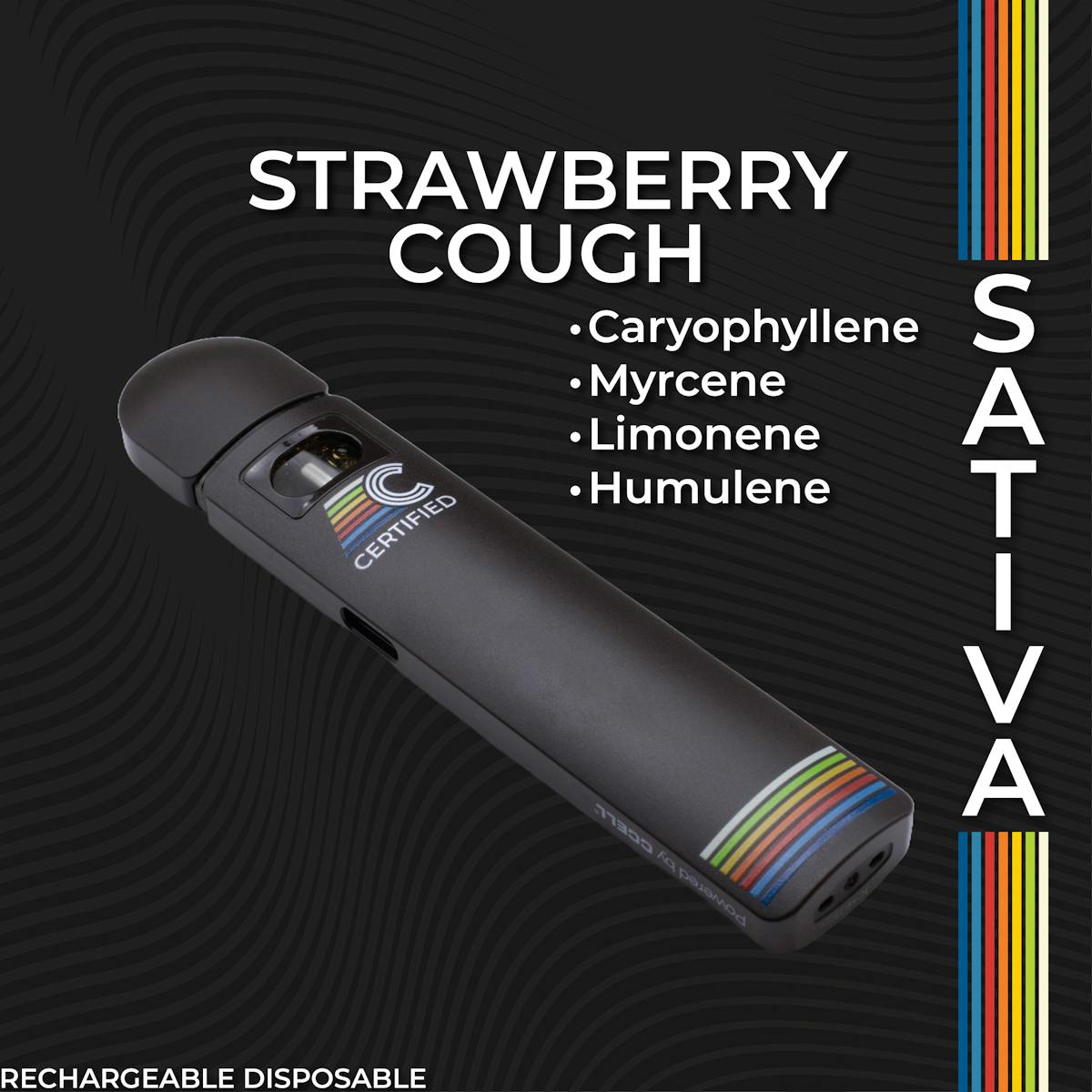 Strawberry Cough Disposable Vape 1g