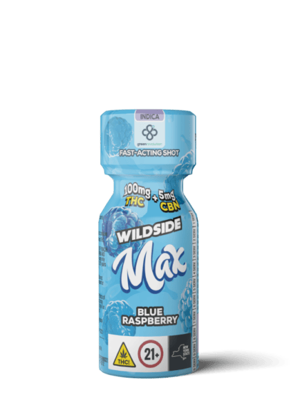 Green Revolution Blue Raspberry 20:1 THC:CBN 100mg Nano Shot Max