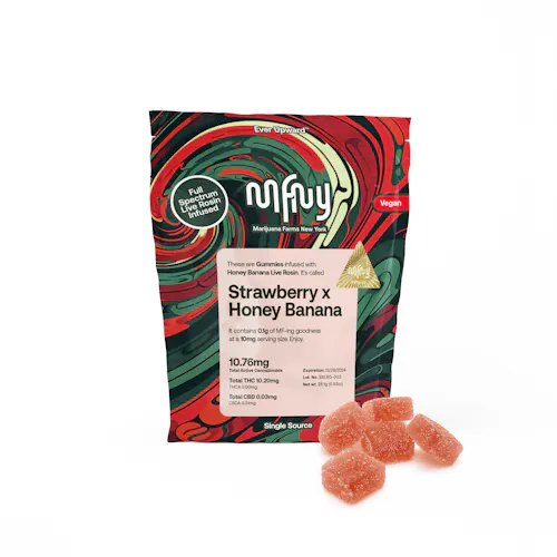 Strawberry x Honey Banana | Live Rosin Gummies-active