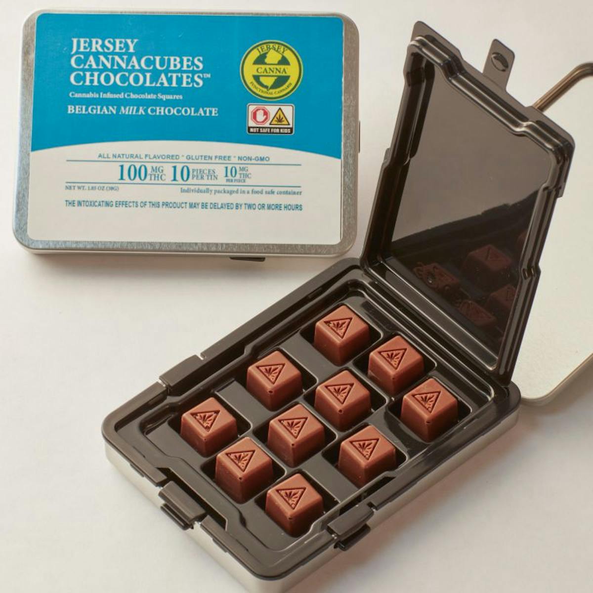 Photo of Inclusion Gourmet l Cannacube Milk Chocolate l 10 ct l 100mg