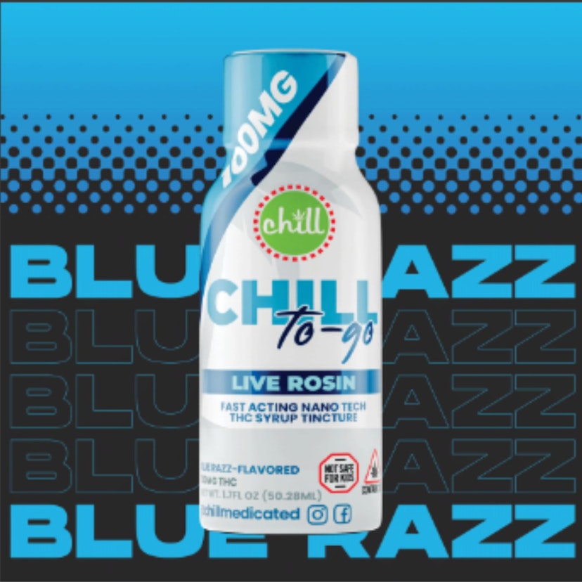 Chill Medicated - Blue Razz On The Go Syrup 100mg