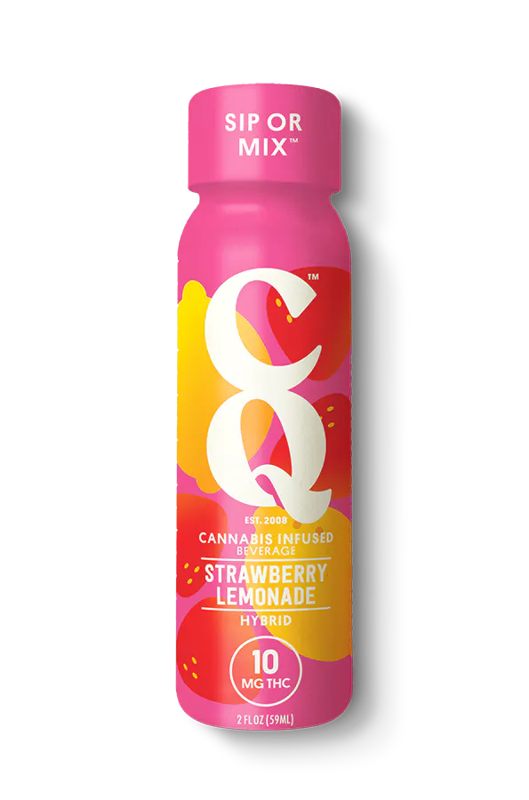 CQ - 2oz Live Resin Syrup - 200mg - Strawberry Lemonade - Hybrid