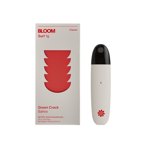 BLOOM | Green Crack Classic Surf All-In-One Disposable Cartridge | 1g