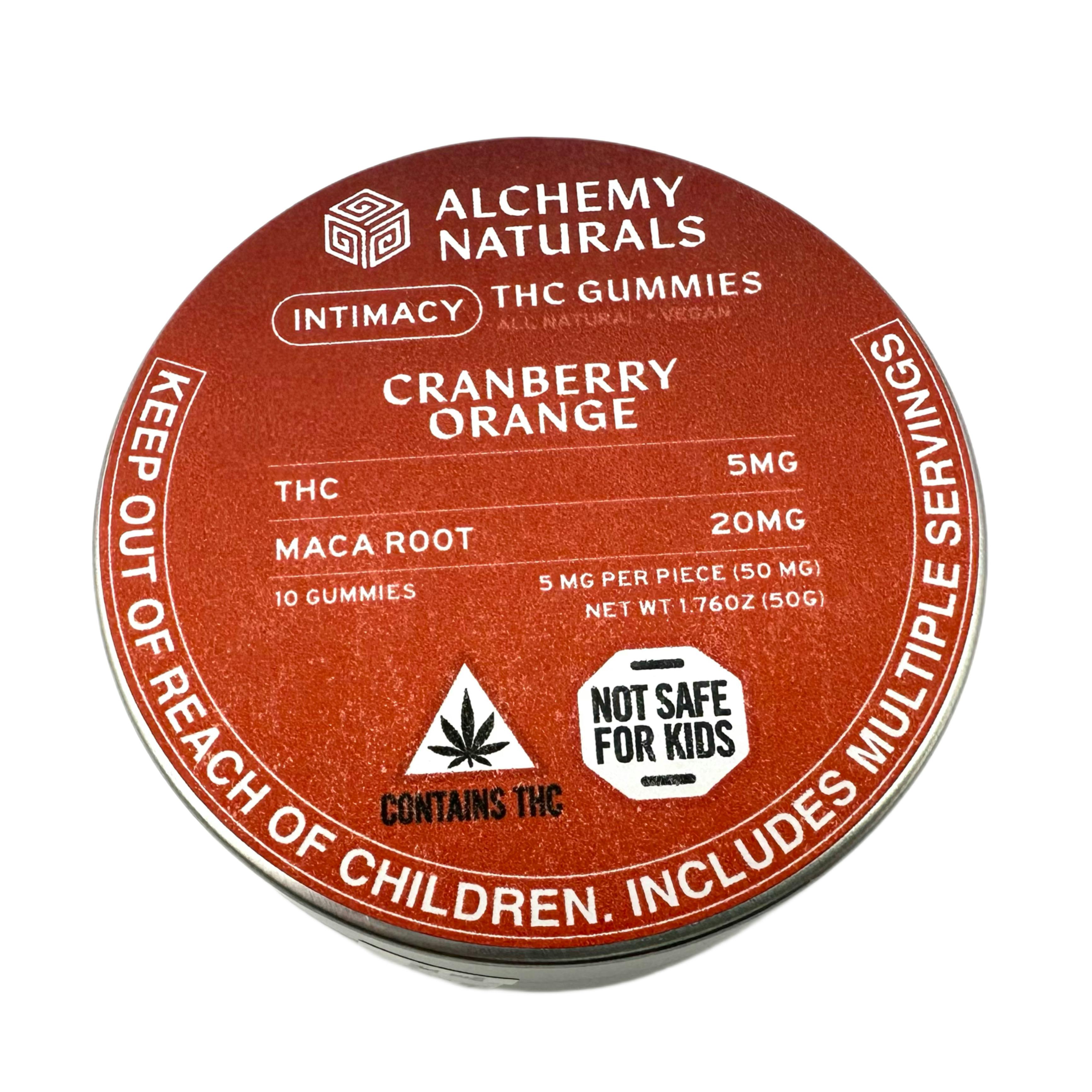 image of Cranberry Orange | 100mg THC Intimacy Gummies