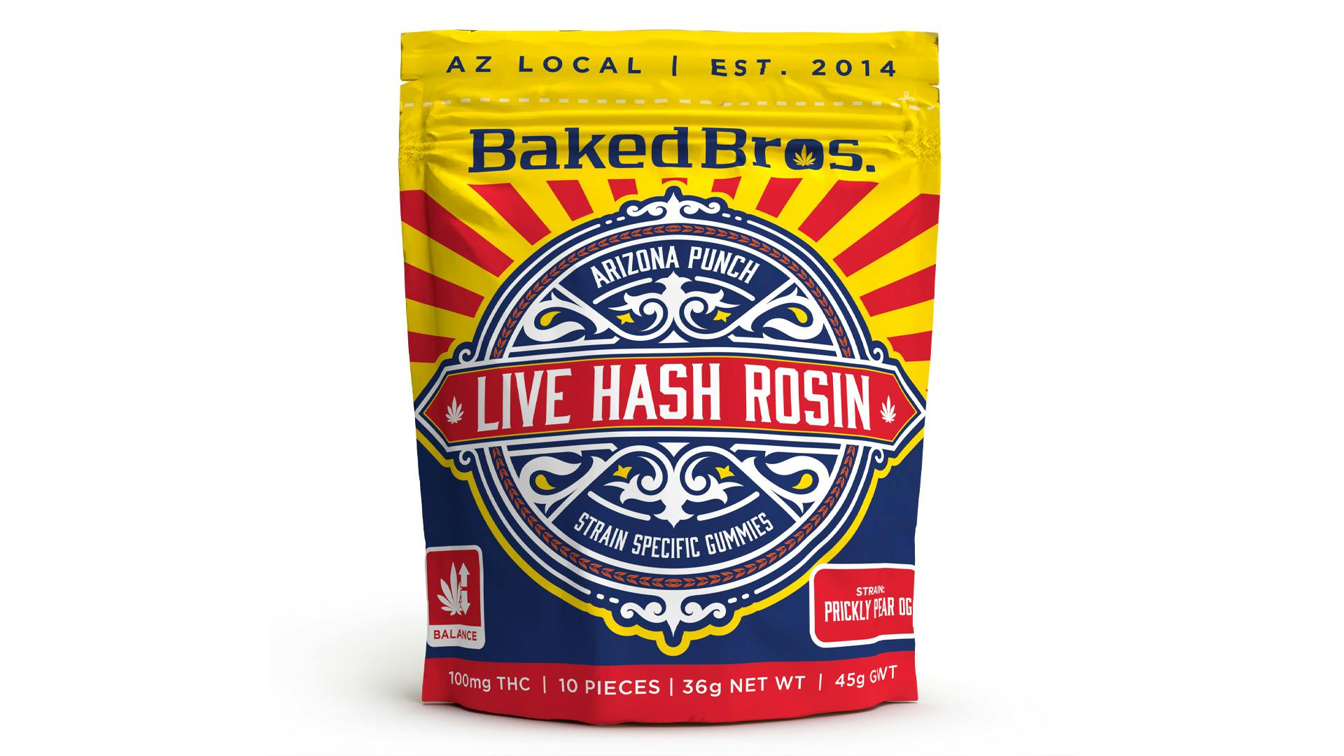 Baked Bros 10mg 10pk - Arizona Punch