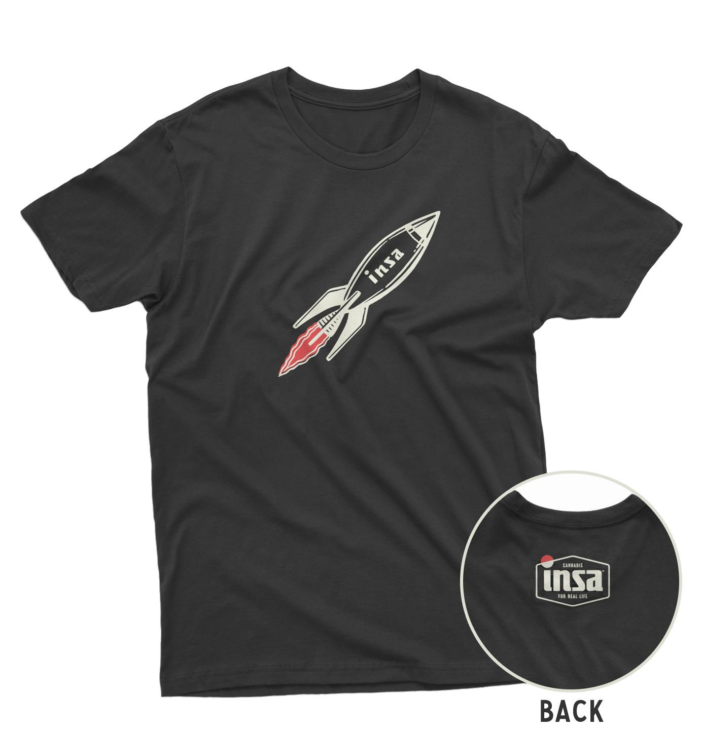 Insa Rocket T-Shirt Black LG