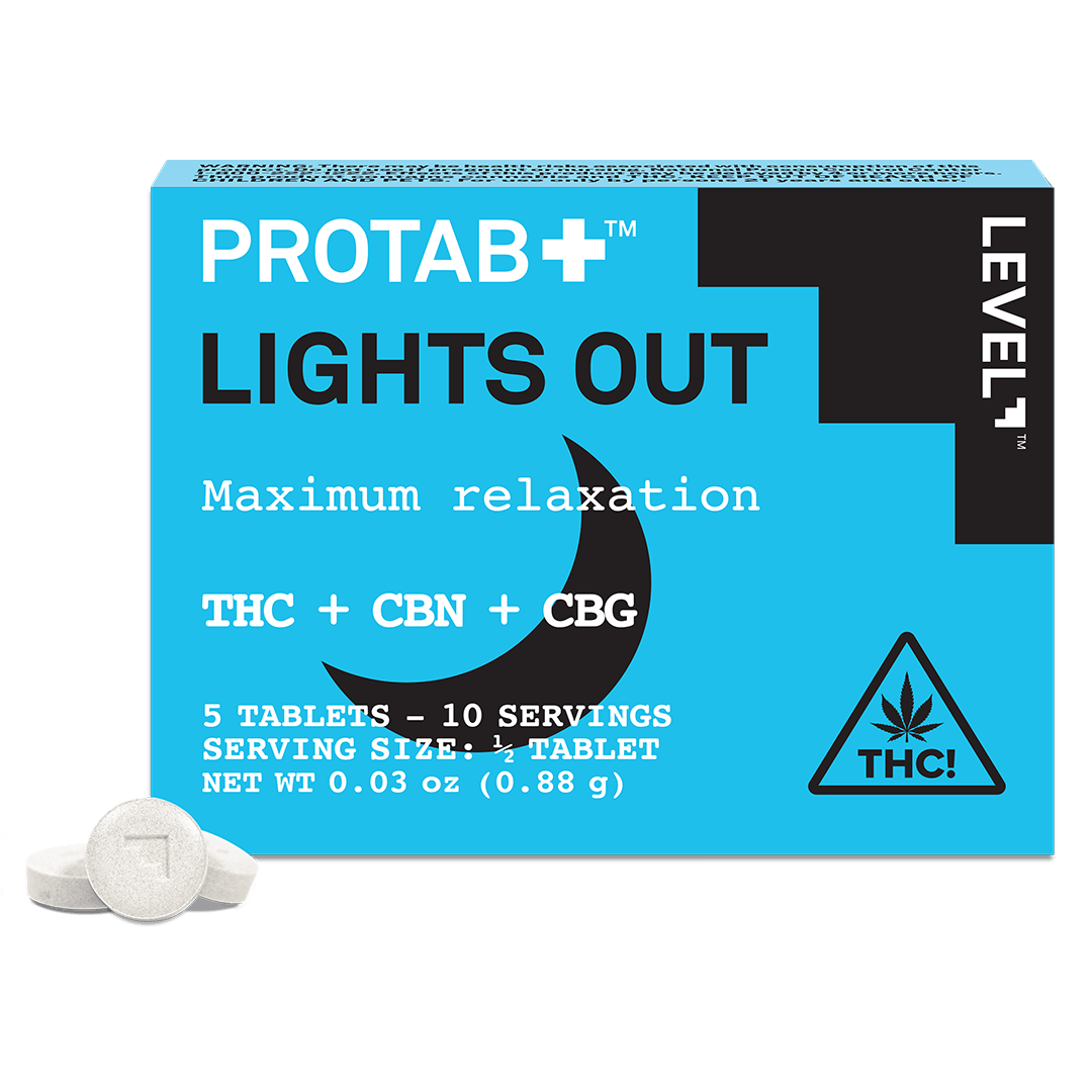 Level ProTab Lights Out 5:2:1 THC:CBN:CBG 5pk 100mg Tablets