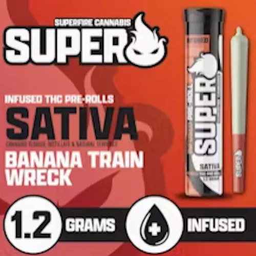 Banana TrainWreck | Infused Pre-Roll | 1.2g-1