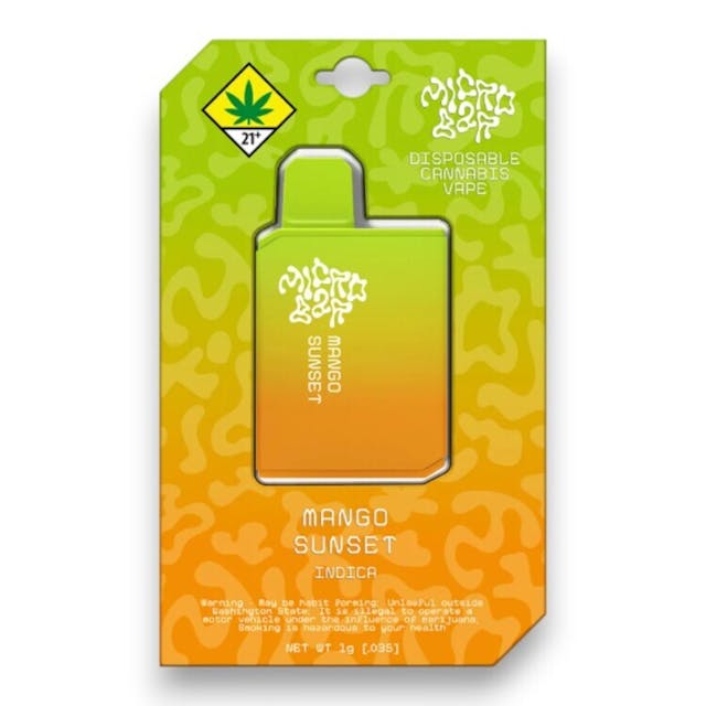 Disposable vaporizers contain concentrated cannabis oil that is heated by an attached battery and inhaled. These products come charged and ready to go, and are not designed to be reused, refilled, or recharged. These products are often very potent and are designed to be consumed in 2-3 second puffs.