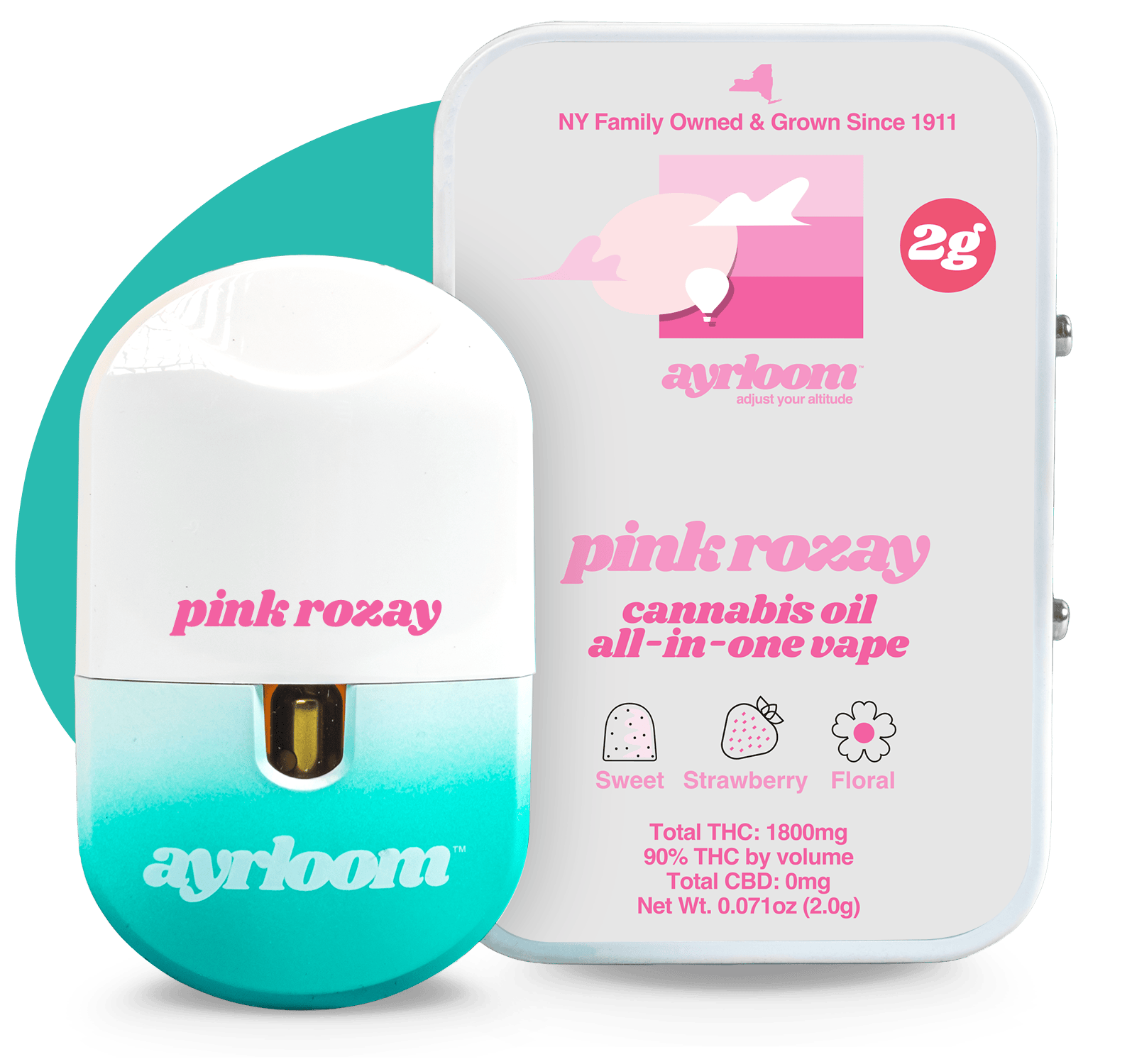 Ayrloom | Pink Rozay | AIO | 2g