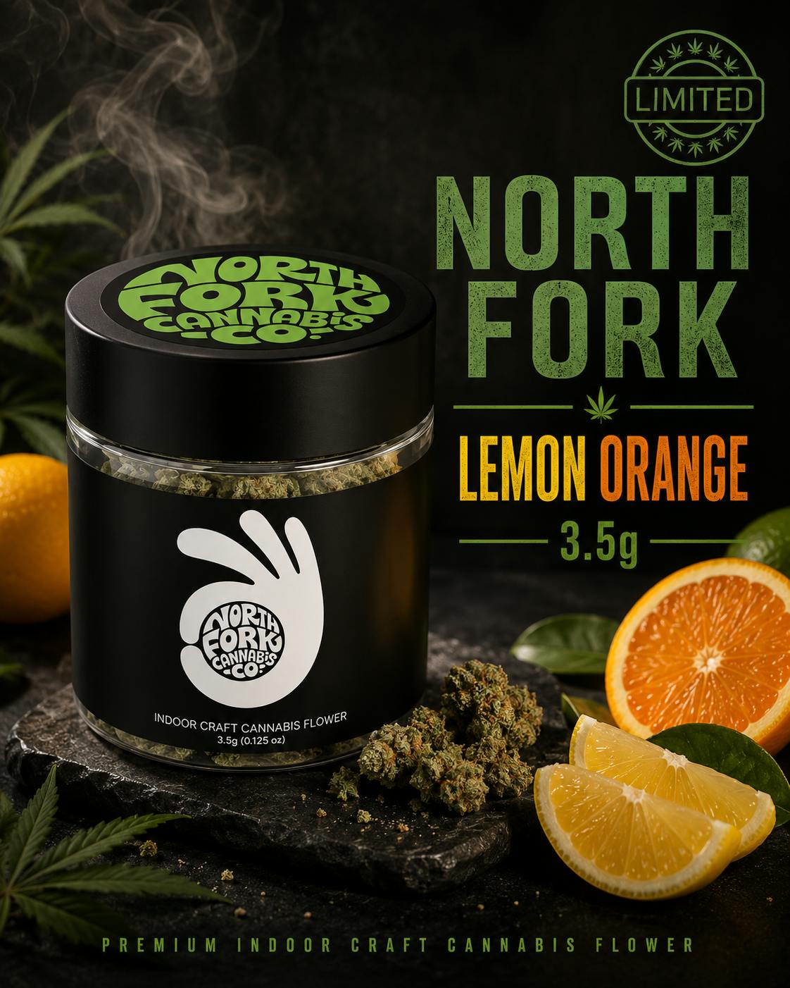 Product North Fork | Lemon Orange | .98% terps