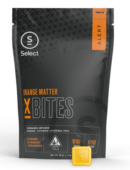 Select XBites Orange Gummies 10pk 104mg Curaleaf