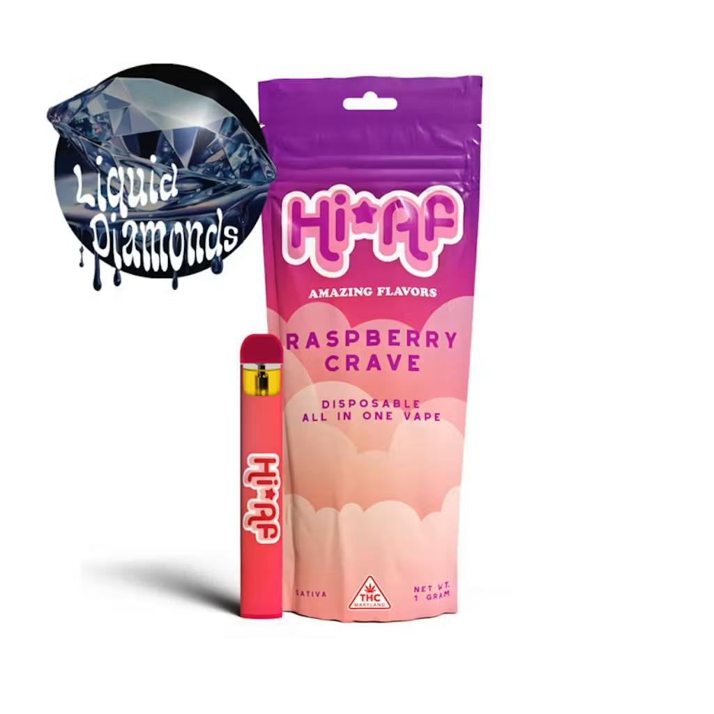 HI*AF - 1g Disposable - Raspberry Crave