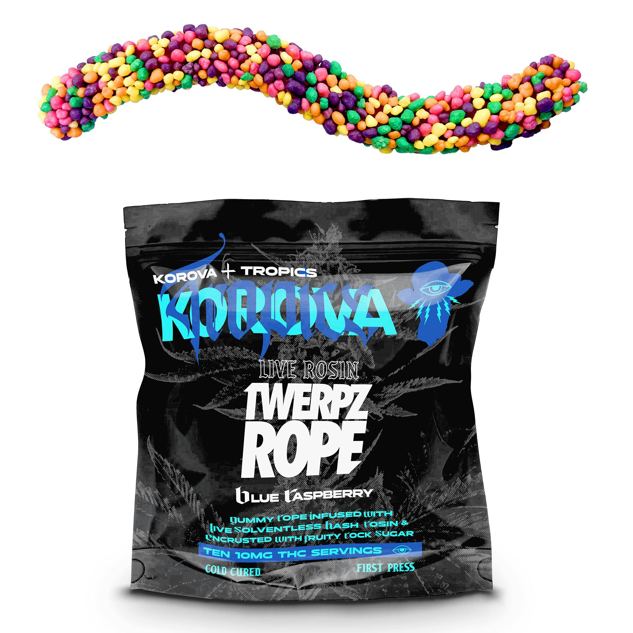 Korova: Blue Raspberry Rosin Twerpz Rope 10pc | Trulieve