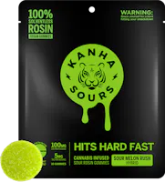 Product Kanha - Sour Melon Rush Rosin Gummies (100mg 10pk)