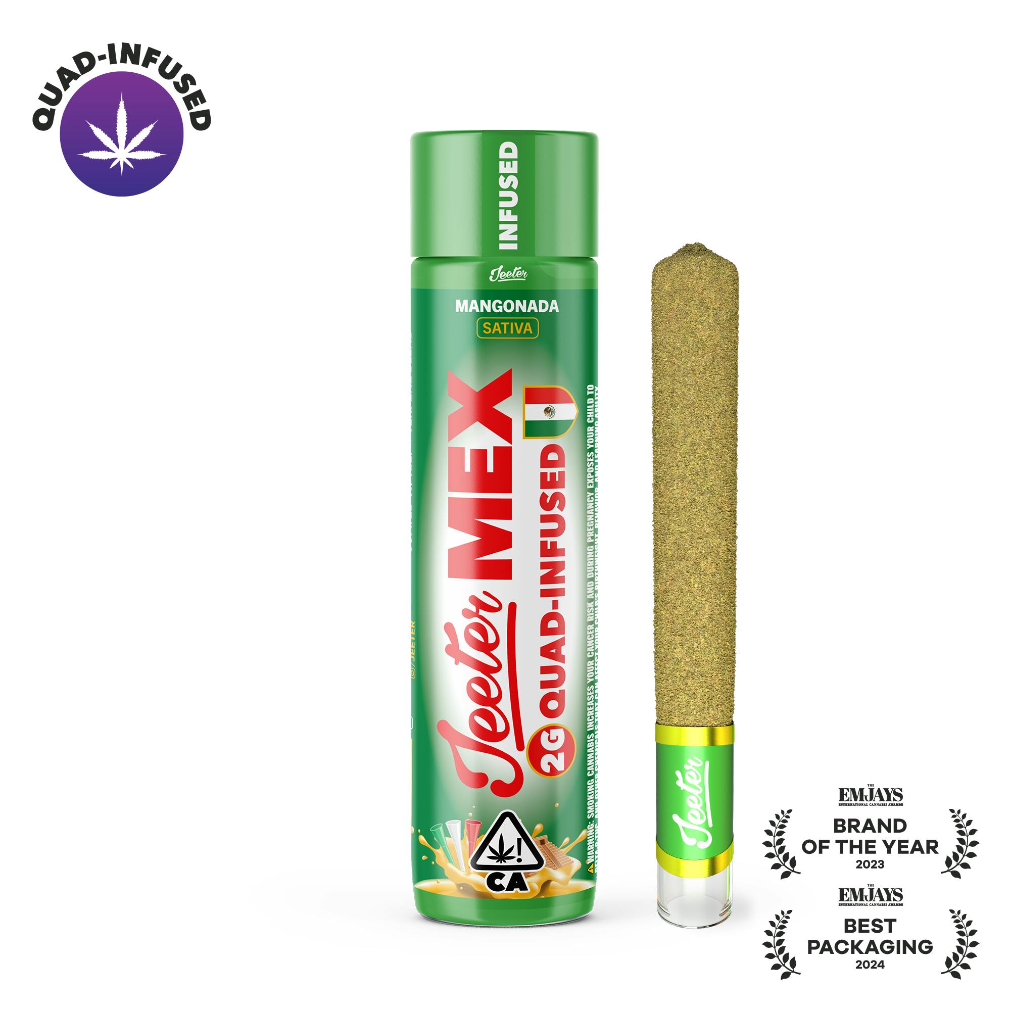 Jeeter World Cup - 2g Quad Infused Preroll - Mangonada (Limited Edition)