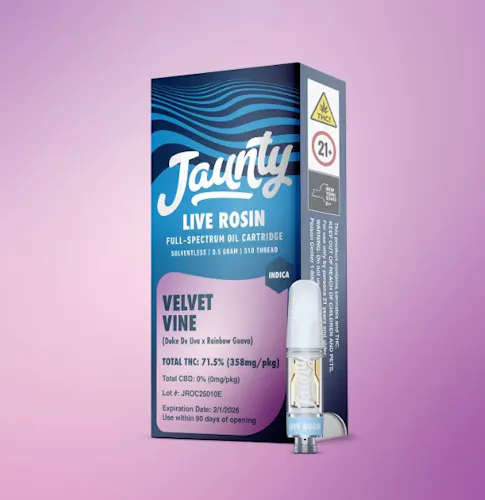 Velvet Vine | Live Rosin 510 Cart  | 0.5g-1