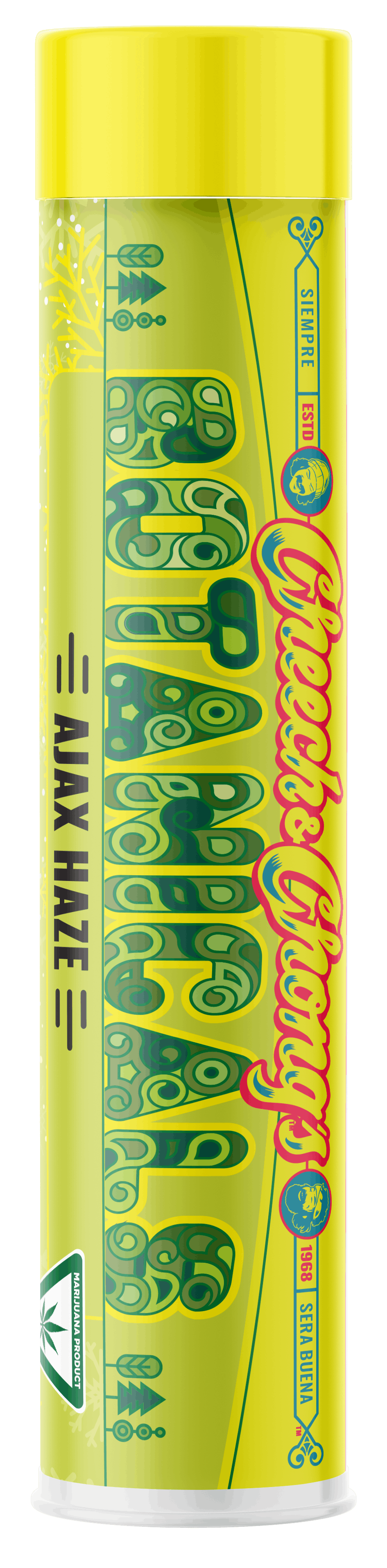 Cheech & Chong | Ajax Haze | Cryo Infused Pre-roll | 1.2g | Sativa