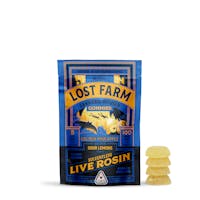 Product Sour Lemons x Golden Pineapple | Live Rosin Gummies 20pk