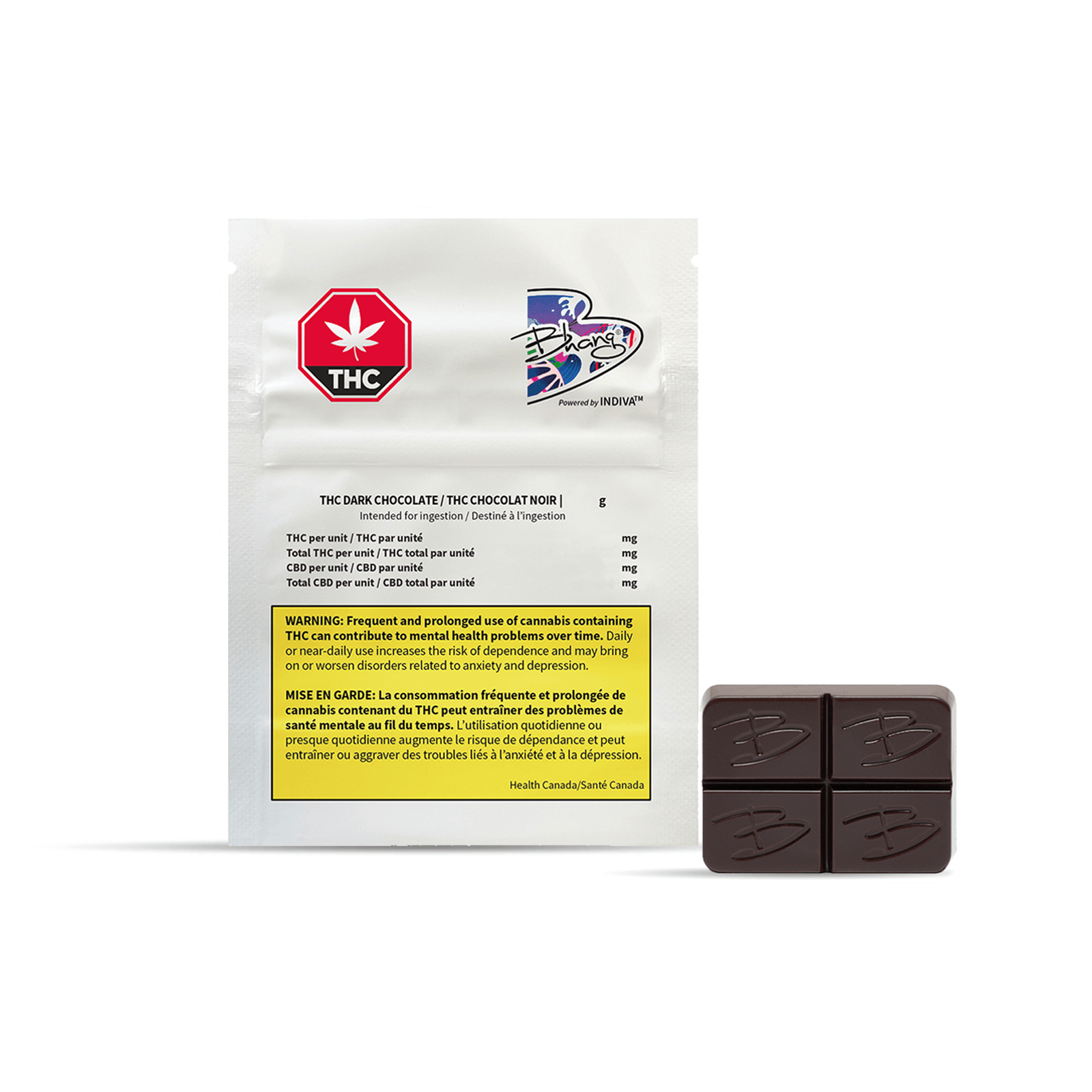 Dark chocolate bar