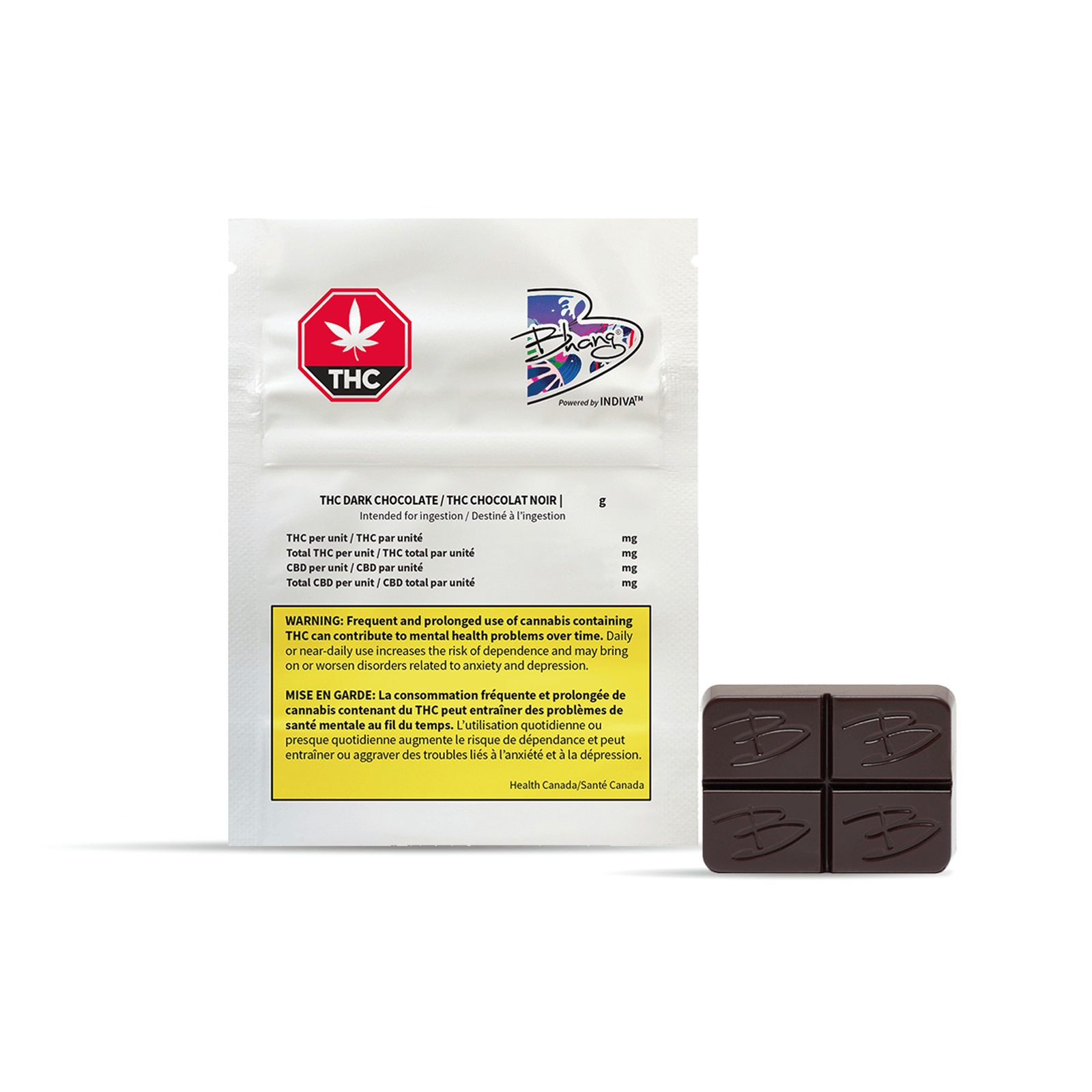 Bhang - THC Dark Chocolate Bar Blend - 1x10g