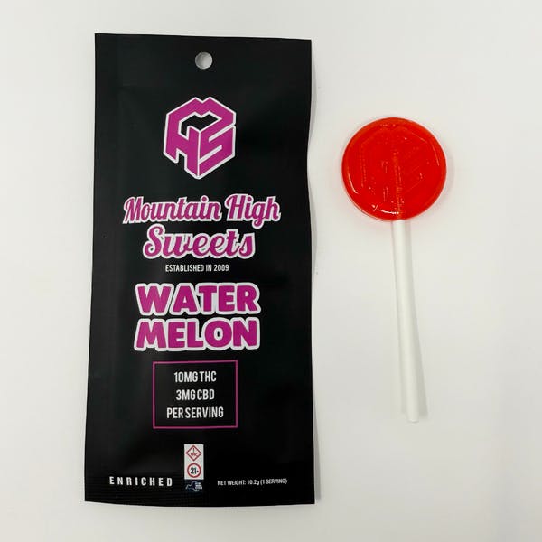 Product Mountain High Sweets - Watermelon Lollipop - 10mg