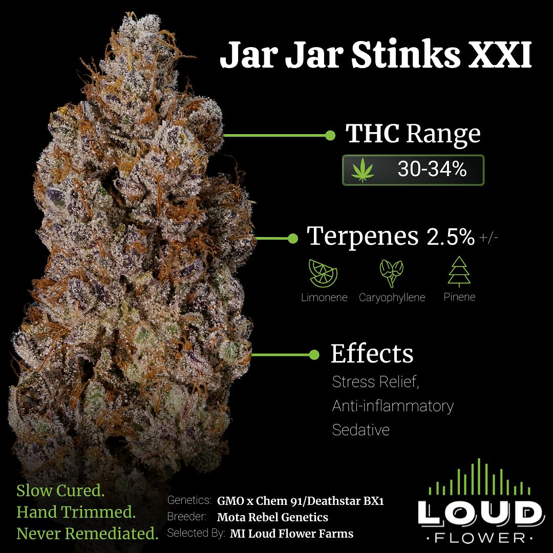 MI Loud Flower | Bulk Bud - Jar Jar Stinks #21