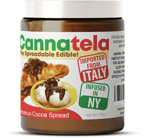 Cannatela | Hazelnut-Cocoa Spread | Edible | 100mg-1