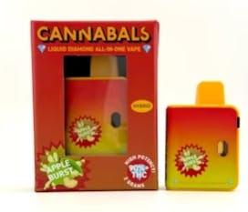 Cannabals Liquid Diamonds AIO Vape | 2g | Apple Burst