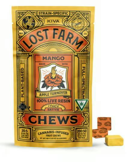 Mango 20:5 Live Resin - 200MG THC : Thcv Sativa by Lost Farm – Edibles at Gatsby Cannabis