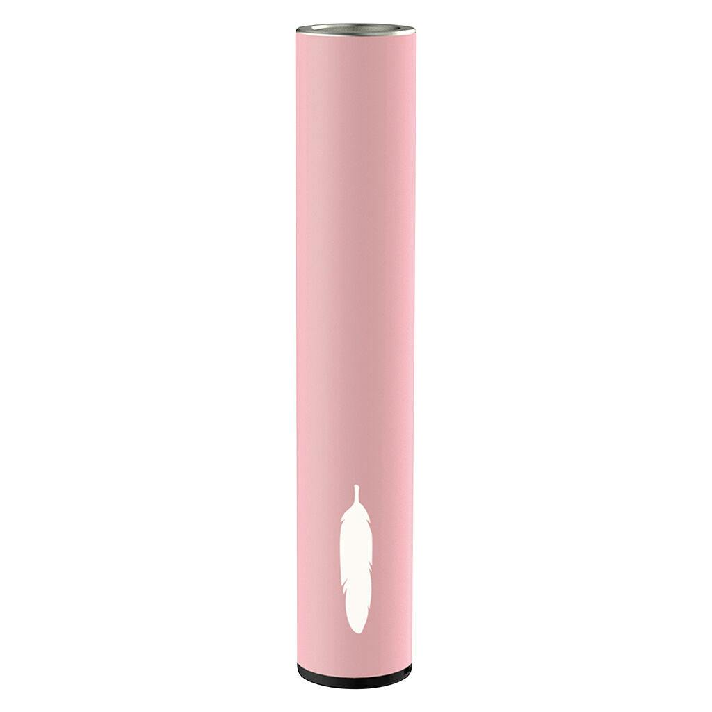 Feather - pink 510 thread vape battery and charger - pink