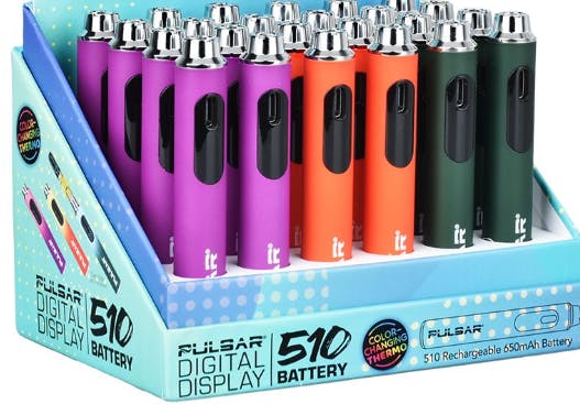 Pulsar Batteries | Pulsar 510 DL Auto Draw Vape Battery | Assorted Designs  - Clear Sky Cannabis Cannabis Dispensary in MA
