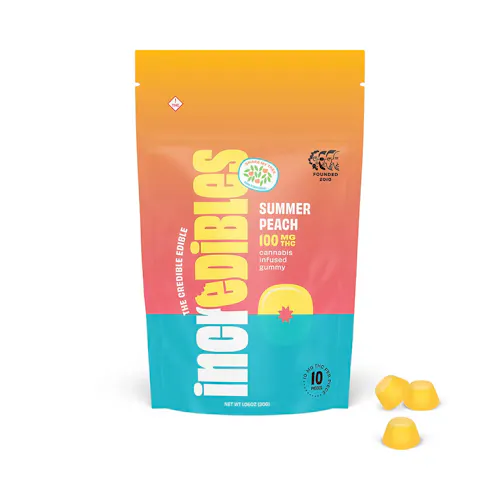 Incredibles | Gummies | Summer Peach | 10pk/100mg-1