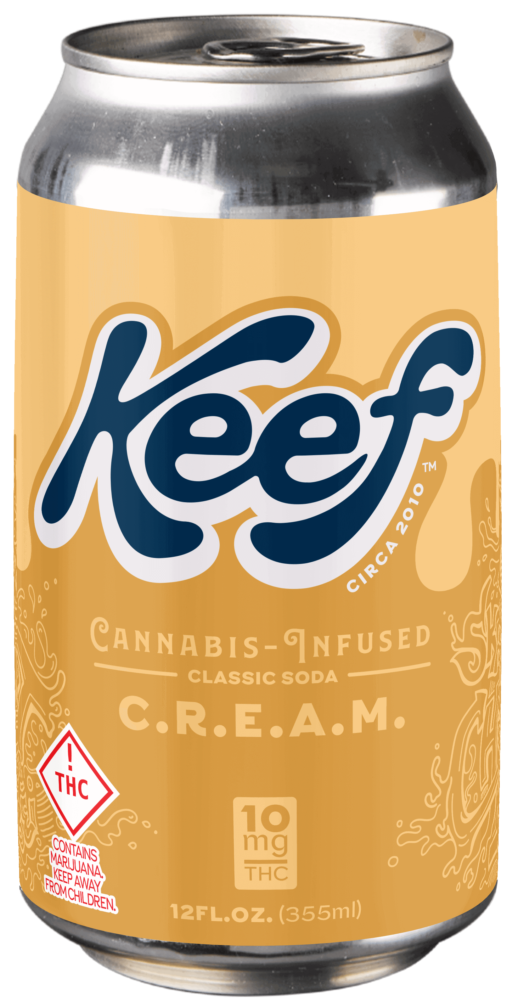Keef Xtreme | Infused Soda - 100mg (Single Can) - Cream Soda