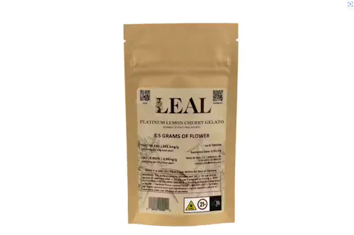Leal Platinum Lemon Cherry Gelato Flower 3.5g-active