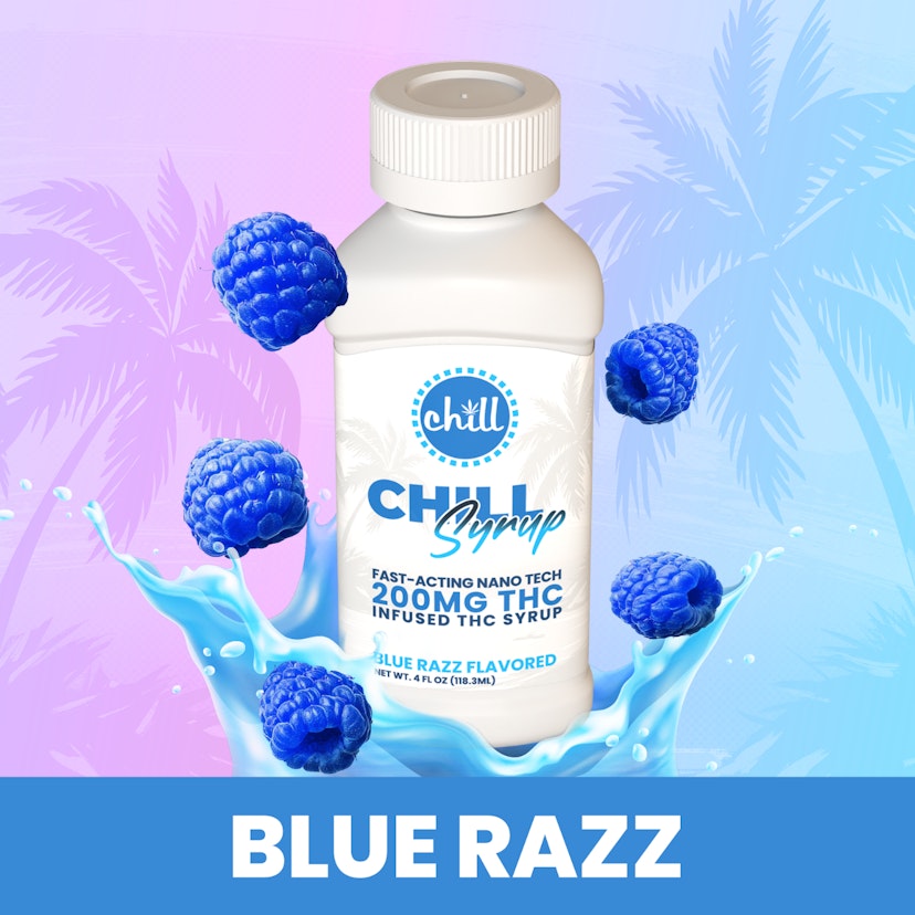 Chill Medicated - Blue Razz 200mg Syrup